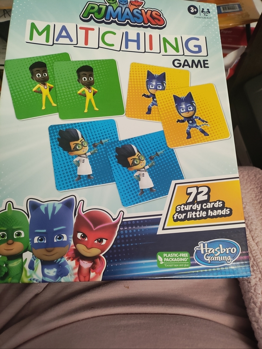 Hasbro PJ Masks Matching Game - Blue, Green, Yellow Card Set